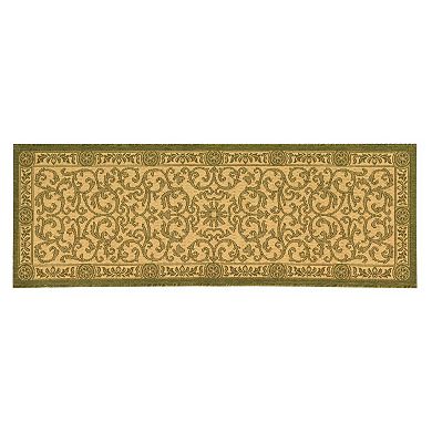 Safavieh Courtyard Vines Olive Indoor Outdoor Rug