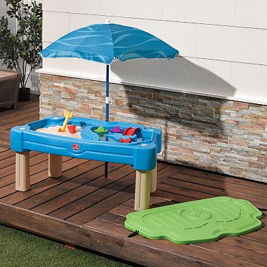 Step2 Cascading Cove Sand & Water Table with Umbrella