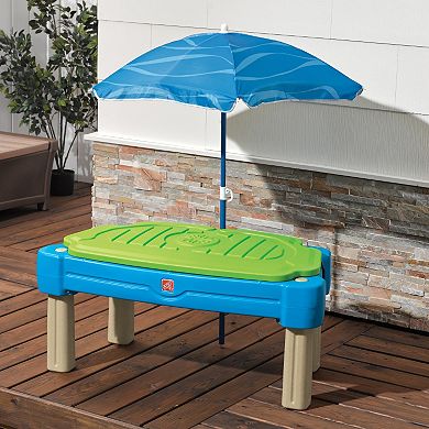 Step2 Cascading Cove Sand & Water Table with Umbrella
