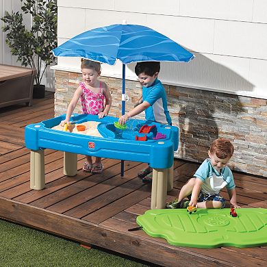 Step2 Cascading Cove Sand & Water Table with Umbrella