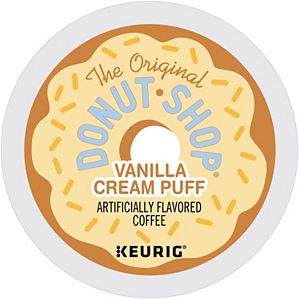 Keurig® K-Cup® Pod The Original Donut Shop Vanilla Cream Puff Medium Roast Coffee - 18-pk.