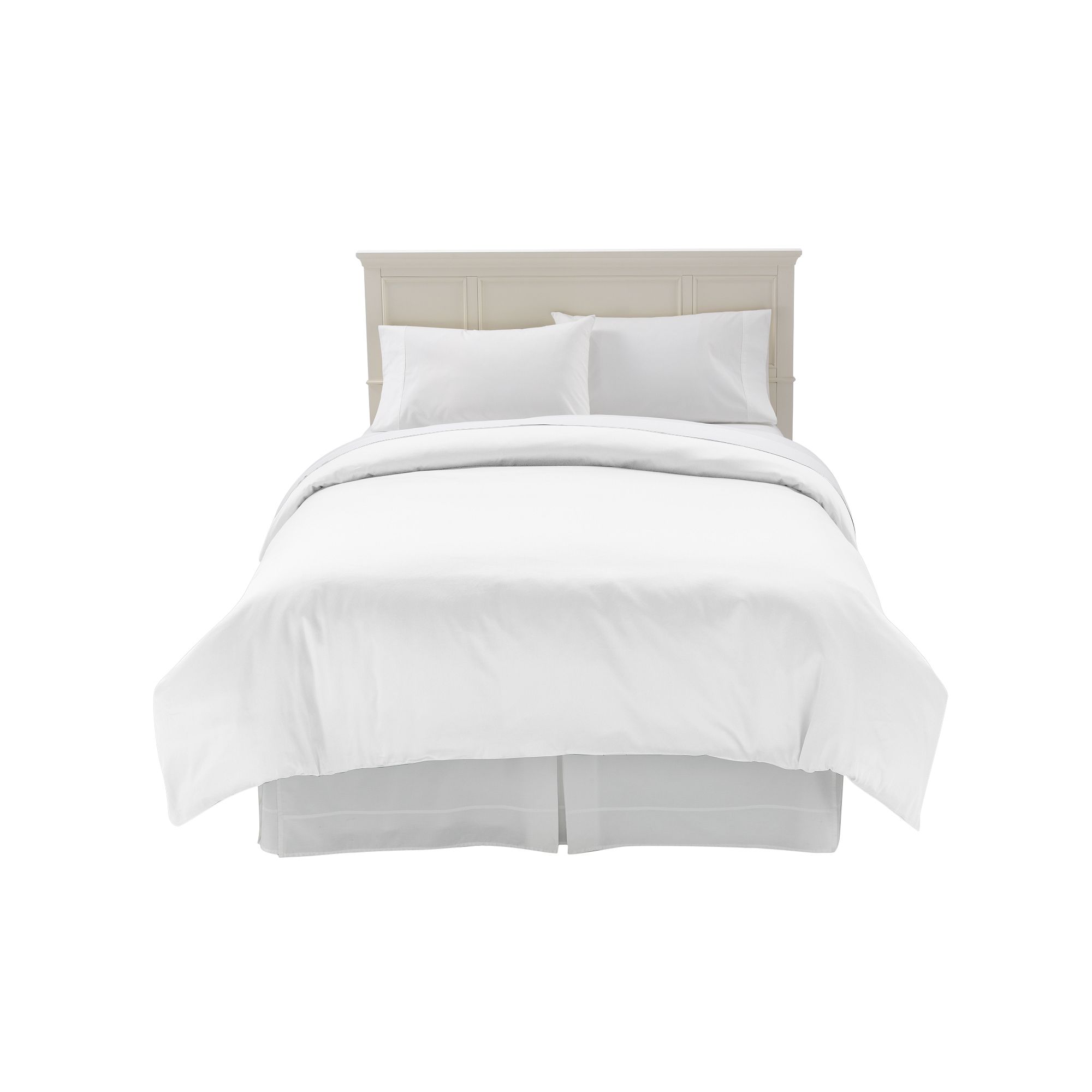 Cassadecor Basics Solid 300-Thread Count Combed Cotton Sateen Duvet Cover, 