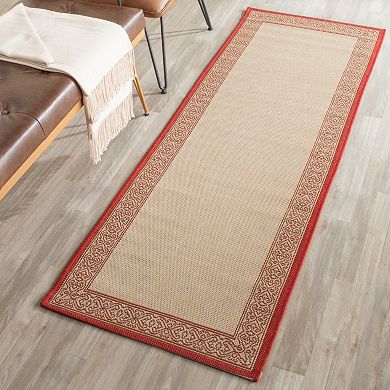 Safavieh Courtyard Border Indoor Outdoor Rug