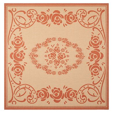Safavieh Courtyard Cascading Floral Indoor Outdoor Rug