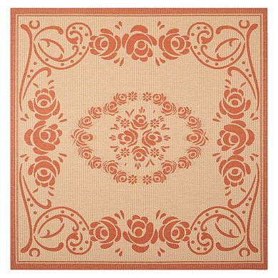 Safavieh Courtyard Cascading Floral Indoor Outdoor Rug