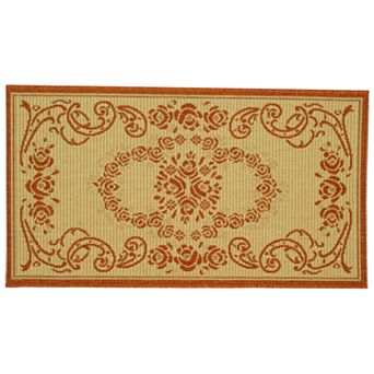 Safavieh Courtyard Cascading Floral Indoor Outdoor Rug