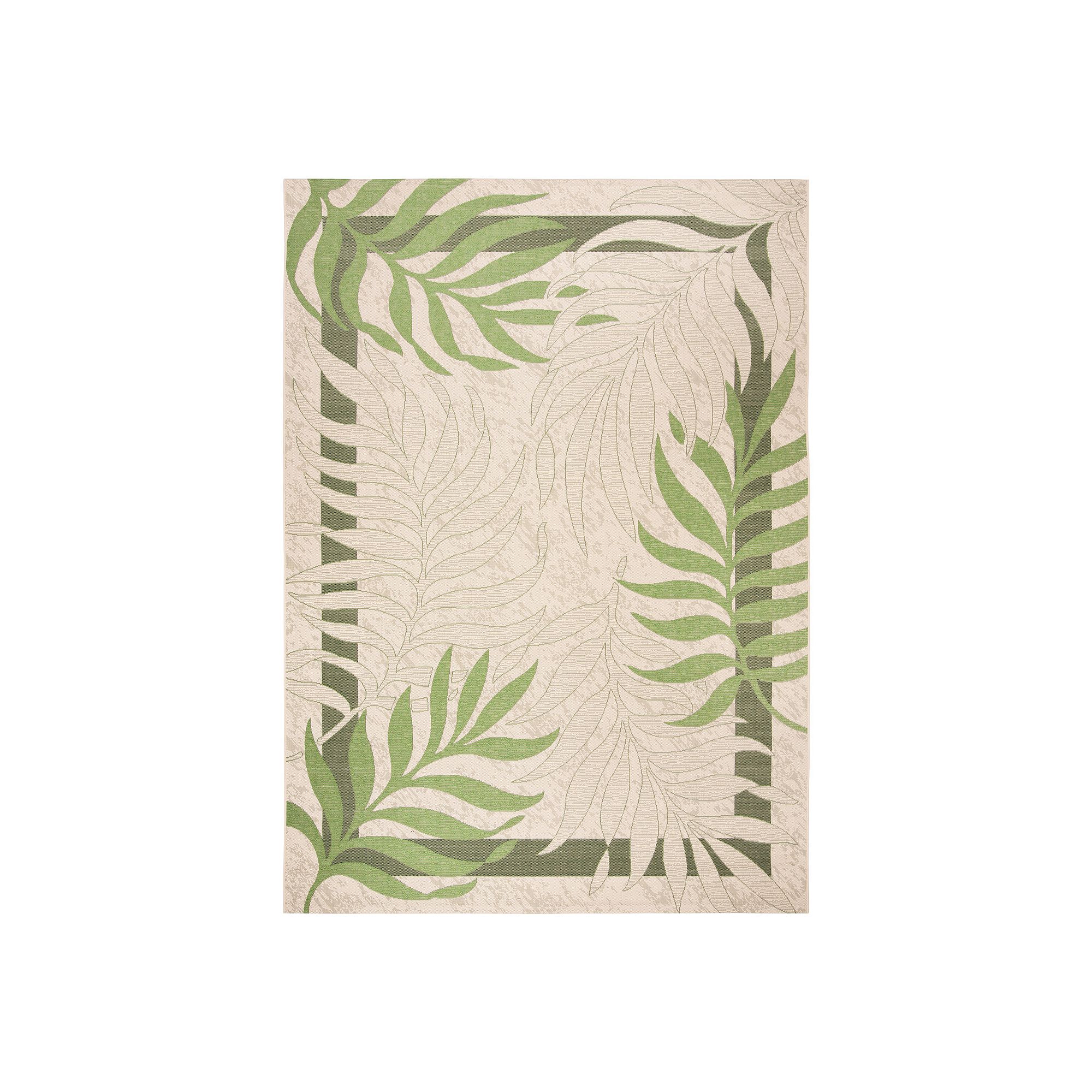 Safavieh Courtyard Ferns Indoor Outdoor Rug, Ivory Green