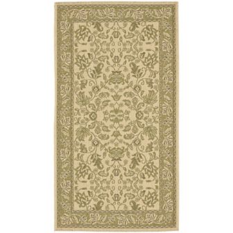 Safavieh Courtyard Floral Border Indoor Outdoor Rug