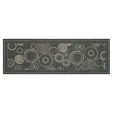 Safavieh Courtyard Swirl Circle Indoor Outdoor Rug