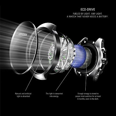 Citizen Eco-Drive Men's Calendrier Leather World Time Watch - BU2020-02A