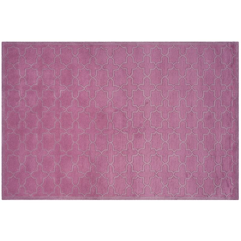 Safavieh Chatham Lattice Wool Rug, Pink, 8X10 Ft