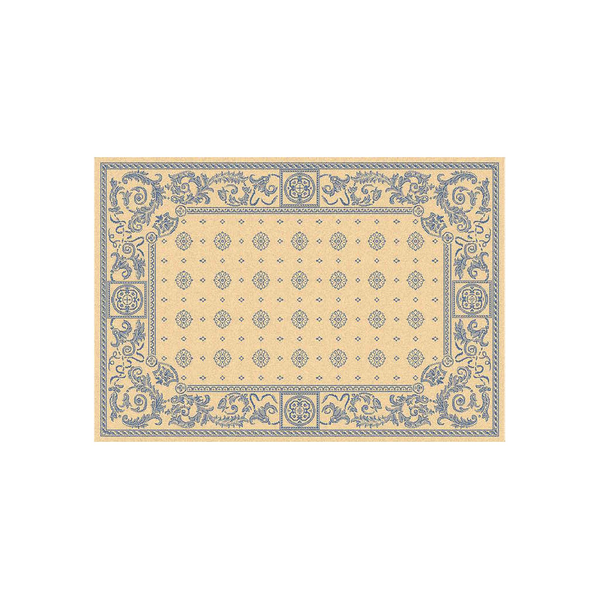 Safavieh Courtyard Decorative Indoor Outdoor Rug, Natural Blue