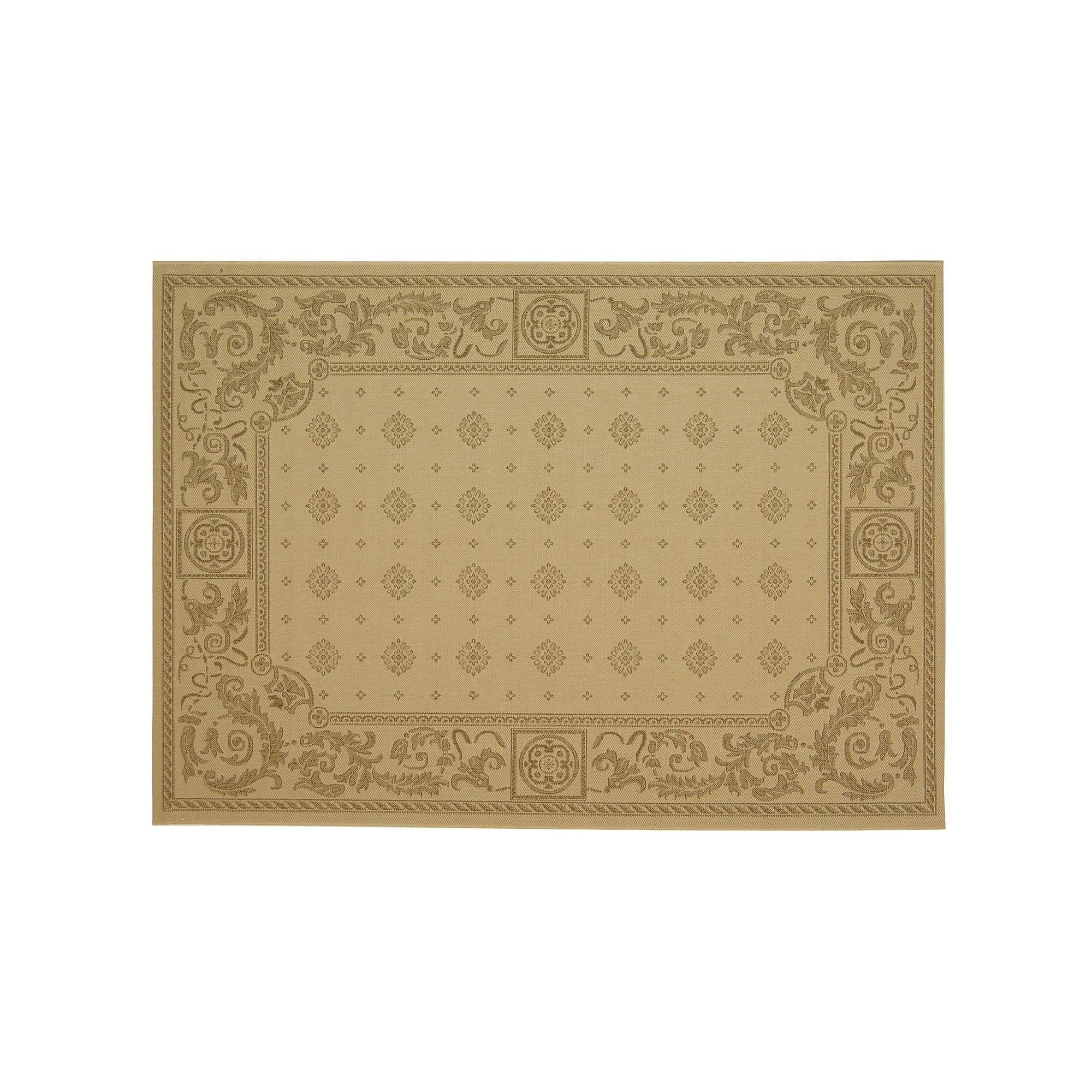 Safavieh Courtyard Decorative Indoor Outdoor Rug, Natural Brown