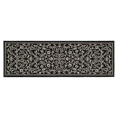 Safavieh Courtyard Decorative Scroll Indoor Outdoor Rug