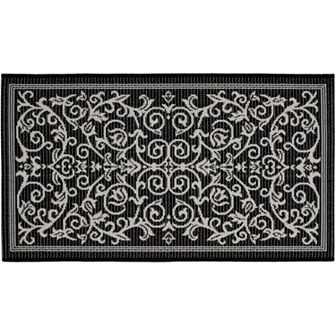 Safavieh Courtyard Decorative Scroll Indoor Outdoor Rug
