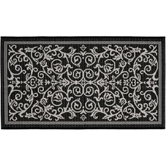 Safavieh Courtyard Decorative Scroll Indoor Outdoor Rug