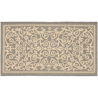 Safavieh Courtyard Decorative Scroll Indoor Outdoor Rug
