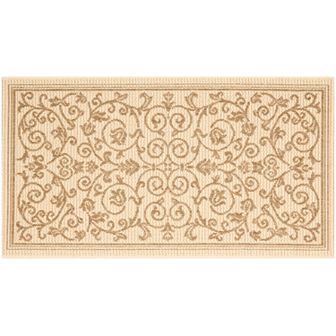Safavieh Courtyard Decorative Scroll Indoor Outdoor Rug
