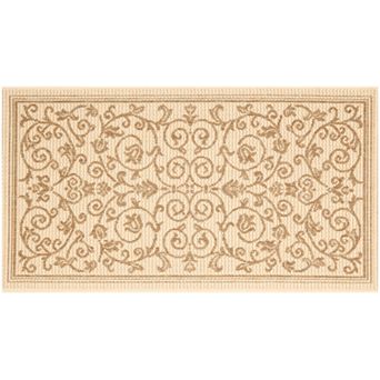Safavieh Courtyard Decorative Scroll Indoor Outdoor Rug