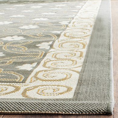 Safavieh Courtyard Floral Pattern Indoor Outdoor Rug