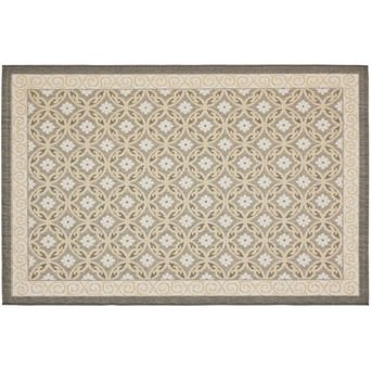 Safavieh Courtyard Floral Pattern Indoor Outdoor Rug