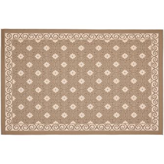 Safavieh Courtyard Floral Pattern Indoor Outdoor Rug