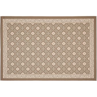 Safavieh Courtyard Floral Pattern Indoor Outdoor Rug