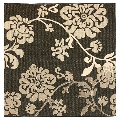 Safavieh Courtyard Floral Vine Indoor Outdoor Rug