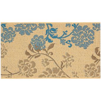 Safavieh Courtyard Floral Vine Indoor Outdoor Rug