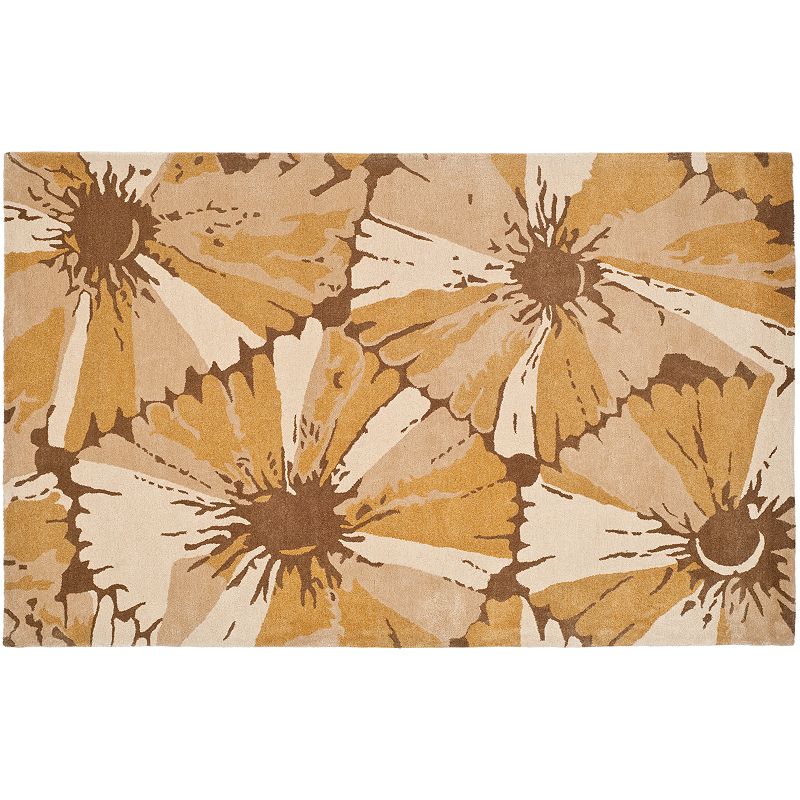 Safavieh Soho Enlarged Floral Rug, Yellow, 7.5X9.5 Ft