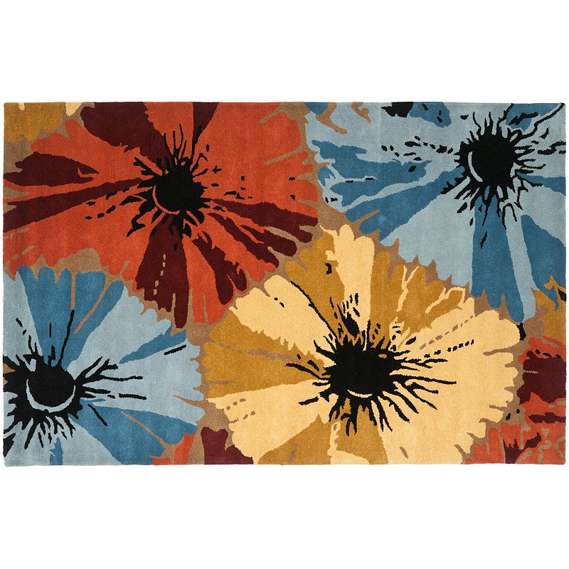 Safavieh Soho Enlarged Floral Rug, Green, 3.5X5.5 Ft