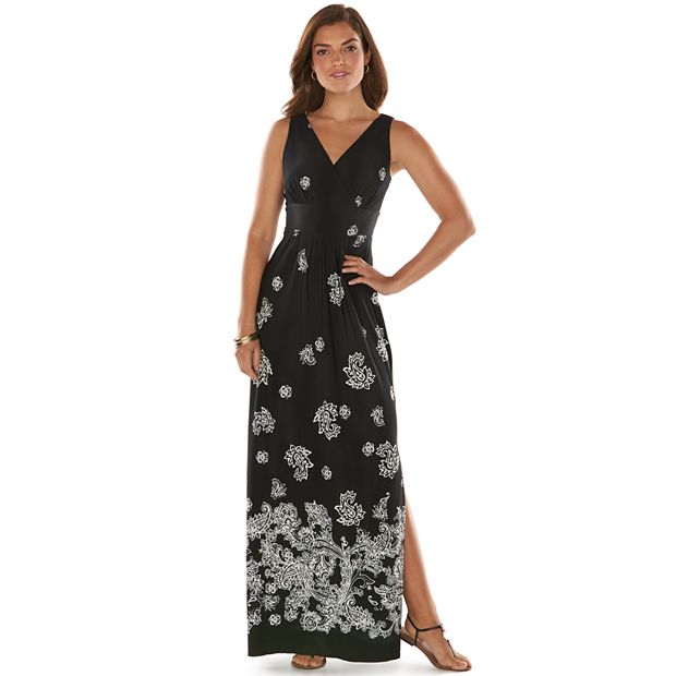 Women s Chaps Empire Maxi Dress