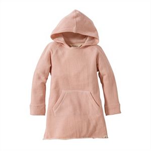 Baby Girl Burt's Bees Baby Organic Terry Hooded Dress