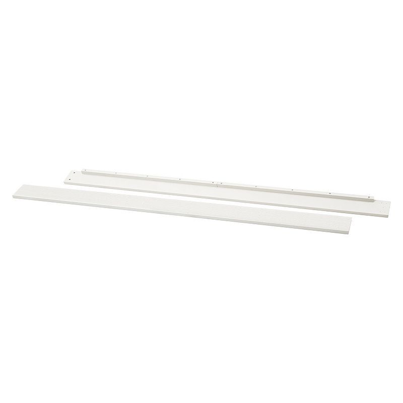 DaVinci Hidden Hardware Twin/Full-Size Bed Conversion Kit (M5789) in White Finish