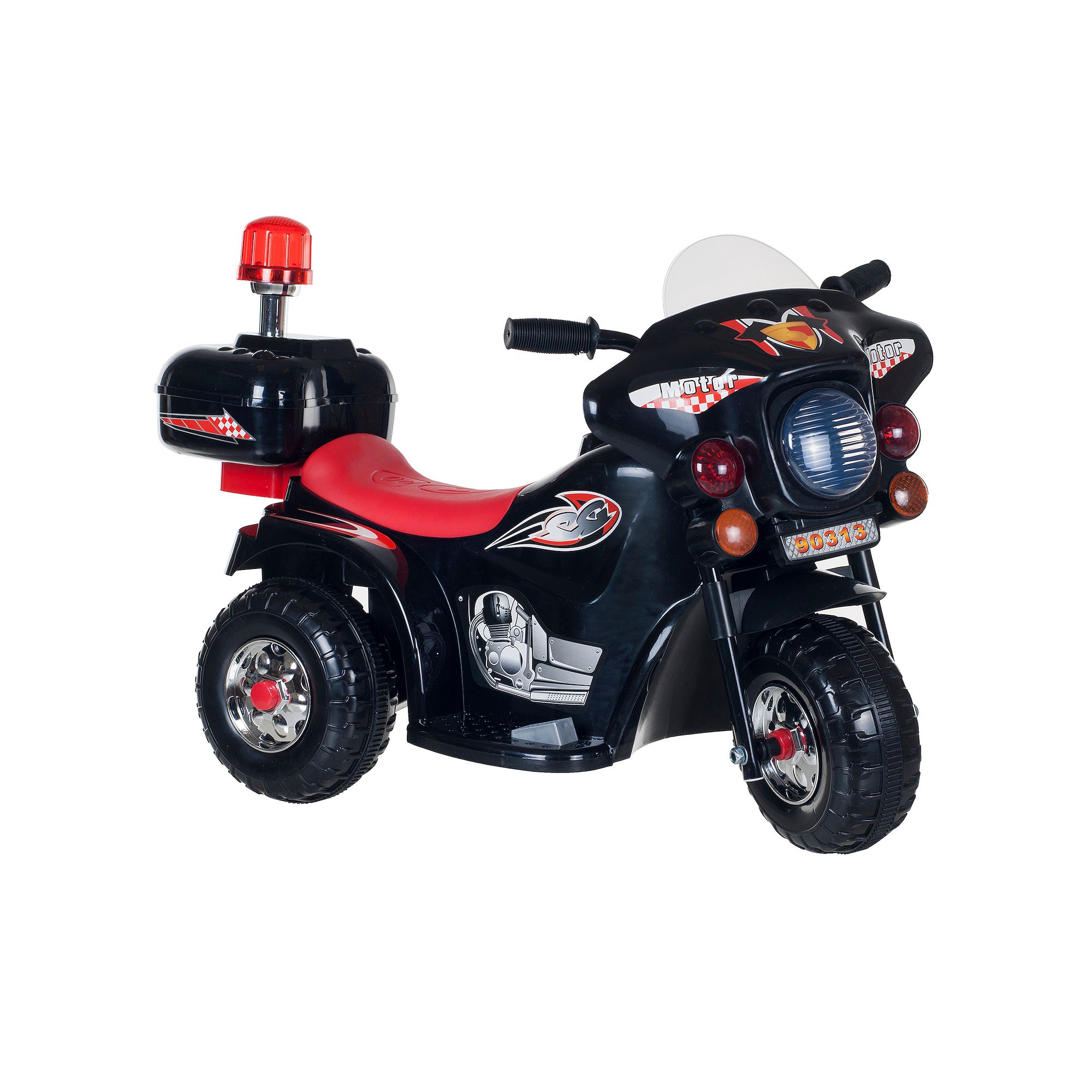 Lil Rider SuperSport 3-Wheeled Motorcycle Ride-On, Black