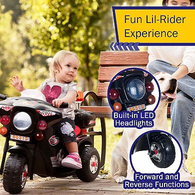 Lil' Rider SuperSport 3-Wheeled Motorcycle Ride-On