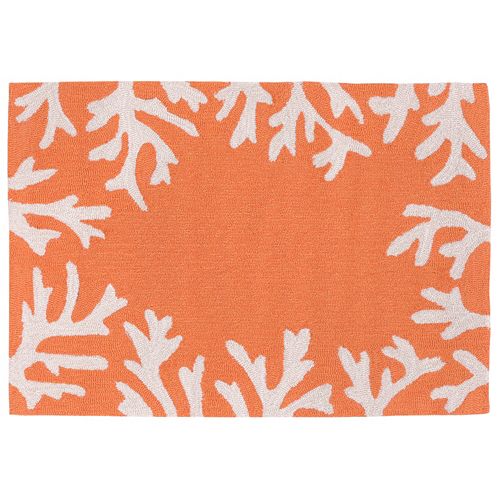 liora manne capri coral border indoor outdoor rug