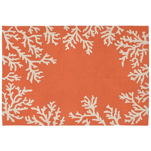 liora manne capri coral border indoor outdoor rug