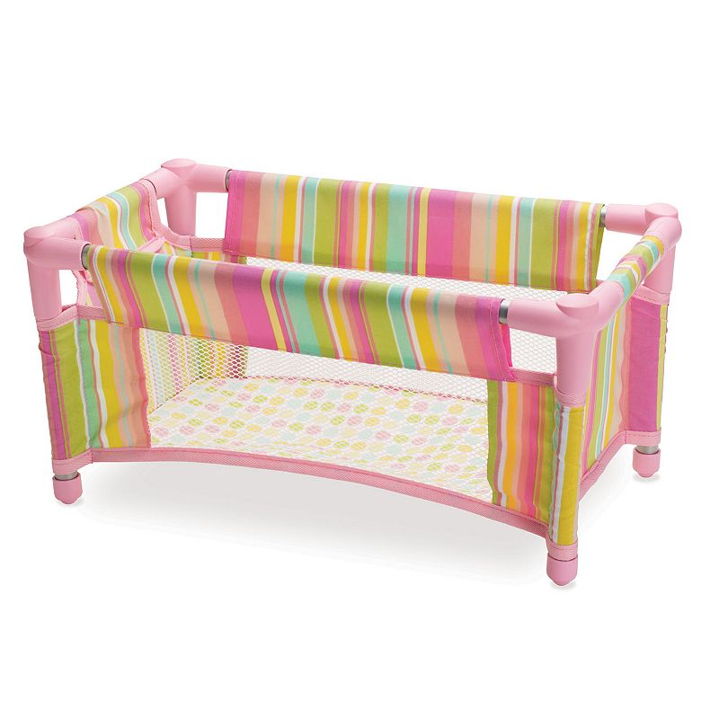 Baby Stella Take Along Travel Crib by Manhattan Toy, Multicolor