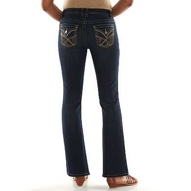 Women's Apt. 9® Modern Fit Embellished Bootcut Jeans