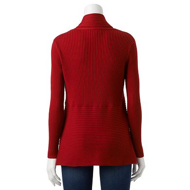 Women's Dana Buchman Ribbed Open-Front Cardigan