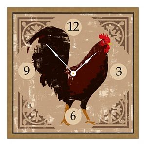 Rooster Art Wall Clock