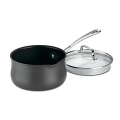 Kohls THE BIG ONE 2.0 Qt. Stainless Steel Saucepan Pot Pour Spout No Lid  NICE!