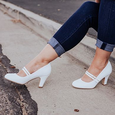 Journee Windy Women's Mary Jane High Heels