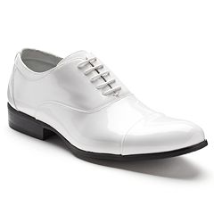 Mens white sale dress shoes