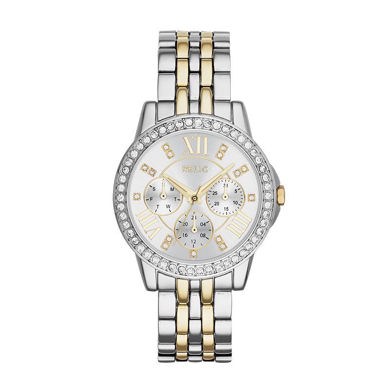 UPC 703357215522 product image for Relic Women's Layla Watch (Two Tone) | upcitemdb.com