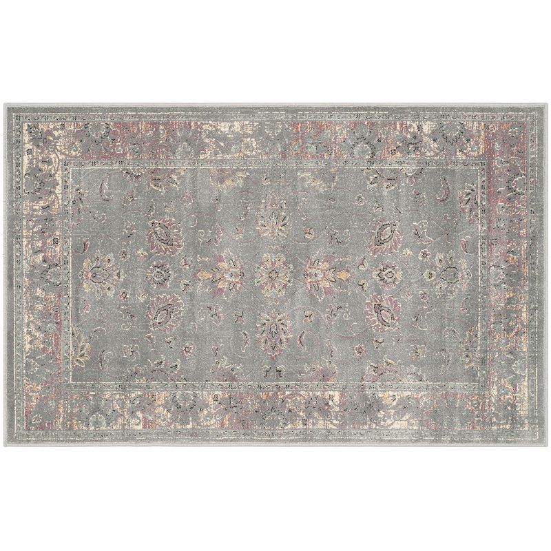 Safavieh Vintage Persian Floral Rug, Grey, 6.5X9 Ft