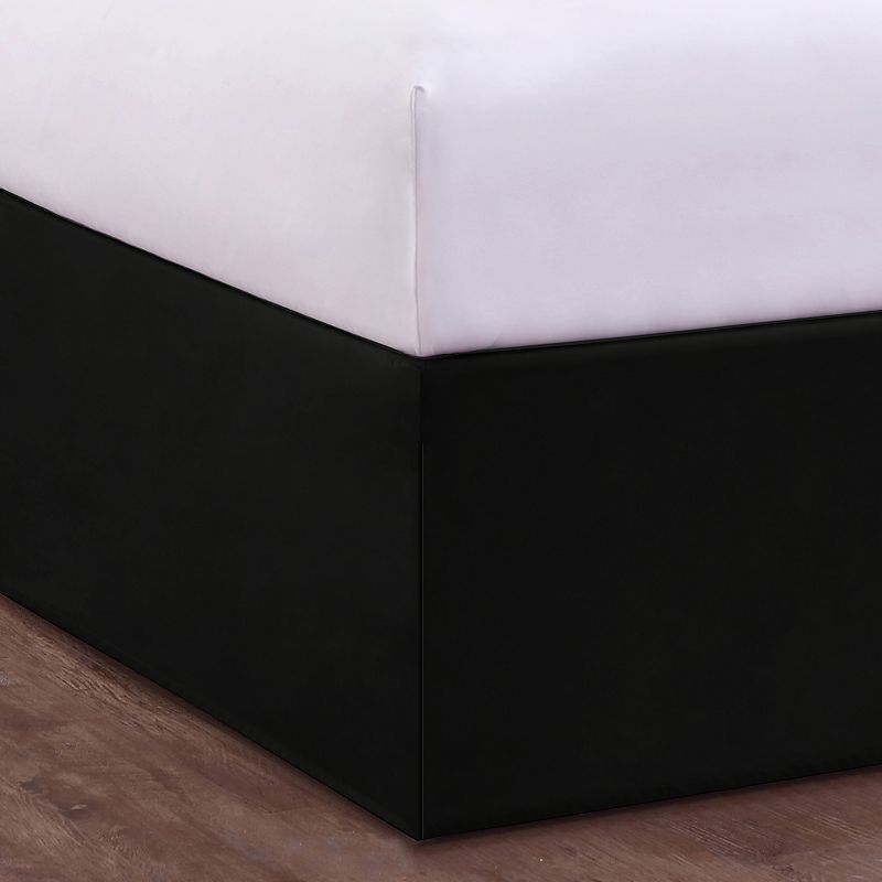 Good News Wrap-Around Bed Skirt, Black, Twin