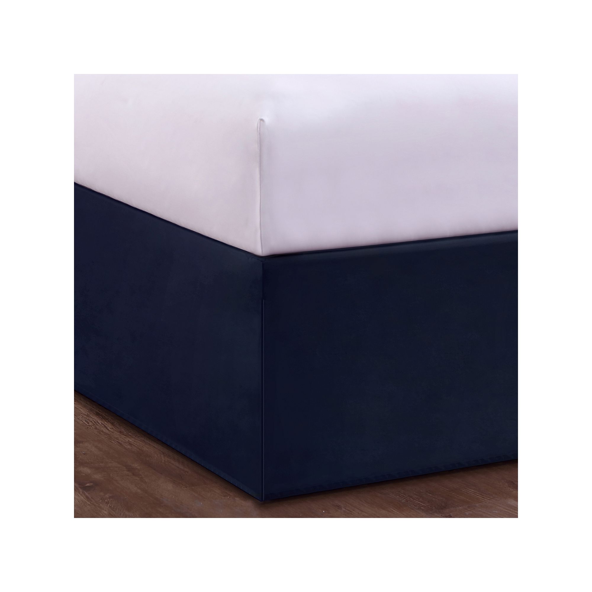 Good News Wrap-Around Bed Skirt, Size: Twin, Blue