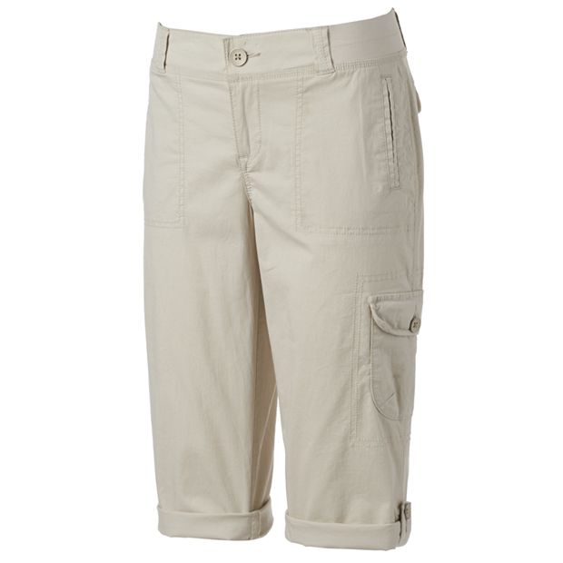 Petite Sonoma Goods For Life® Cuffed Twill Skimmer Pants